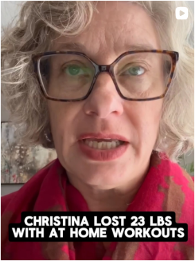 Christina talking about her results
